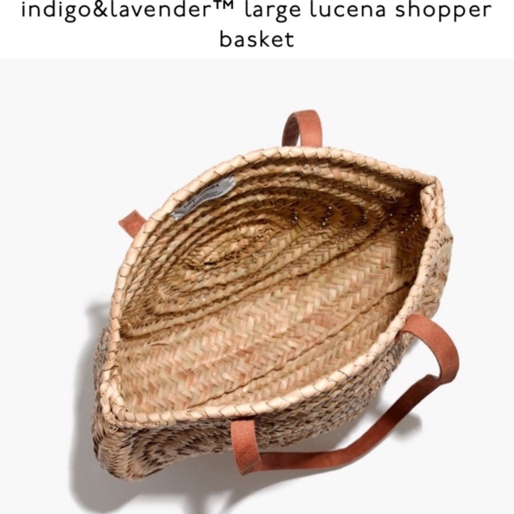 Round straw purse bag leather purse circle large - Picture 2 of 7